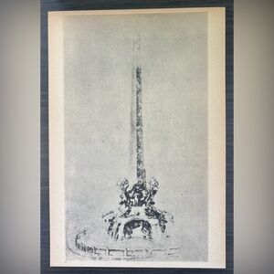 FOUNTAIN Giovanni Gian Lorenzo Bernini Fine Art Print Antique Vintage Original